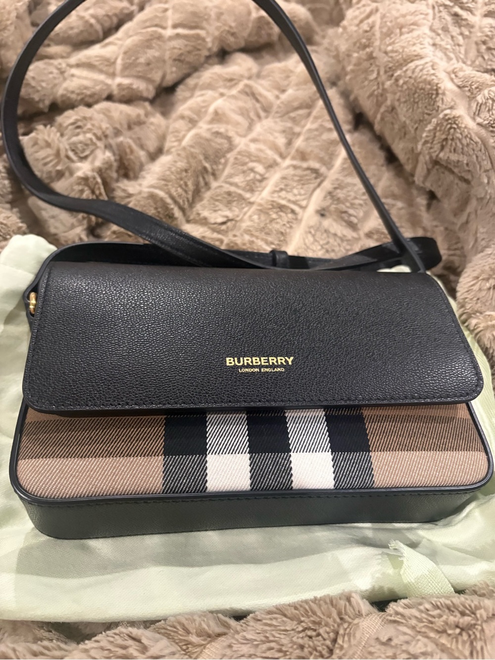 Burberry Black Leather Crossbody - Picture 2 of 6